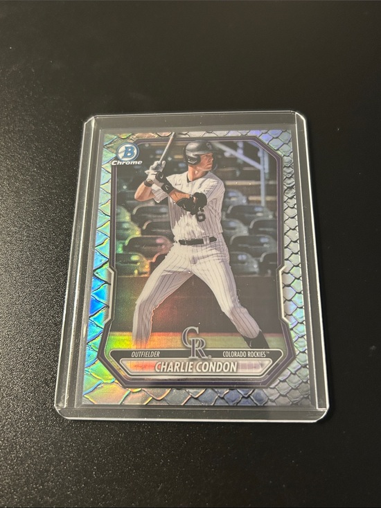 Topps Other - 2026 Bowman Charlie Condon Reptilian Refractor #BCP-46 Colorado Rockies